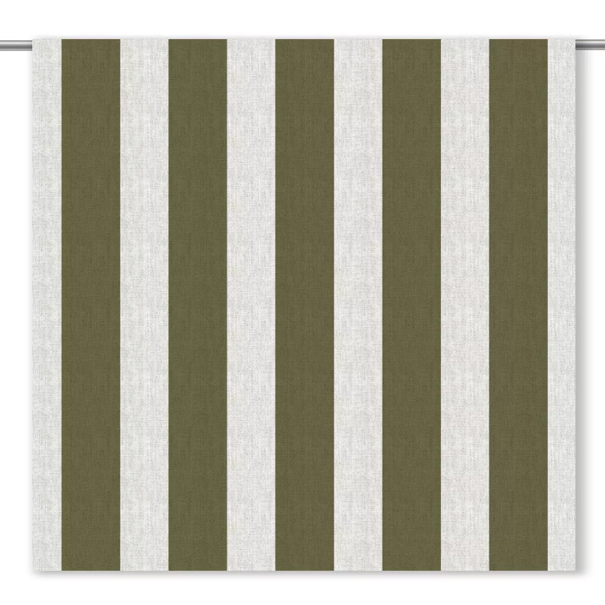 gazebo-fabric-by-yard-dark-olive-green-white ‘Gazebo’ Fabric by the Yard (Dark Olive Green/ White)