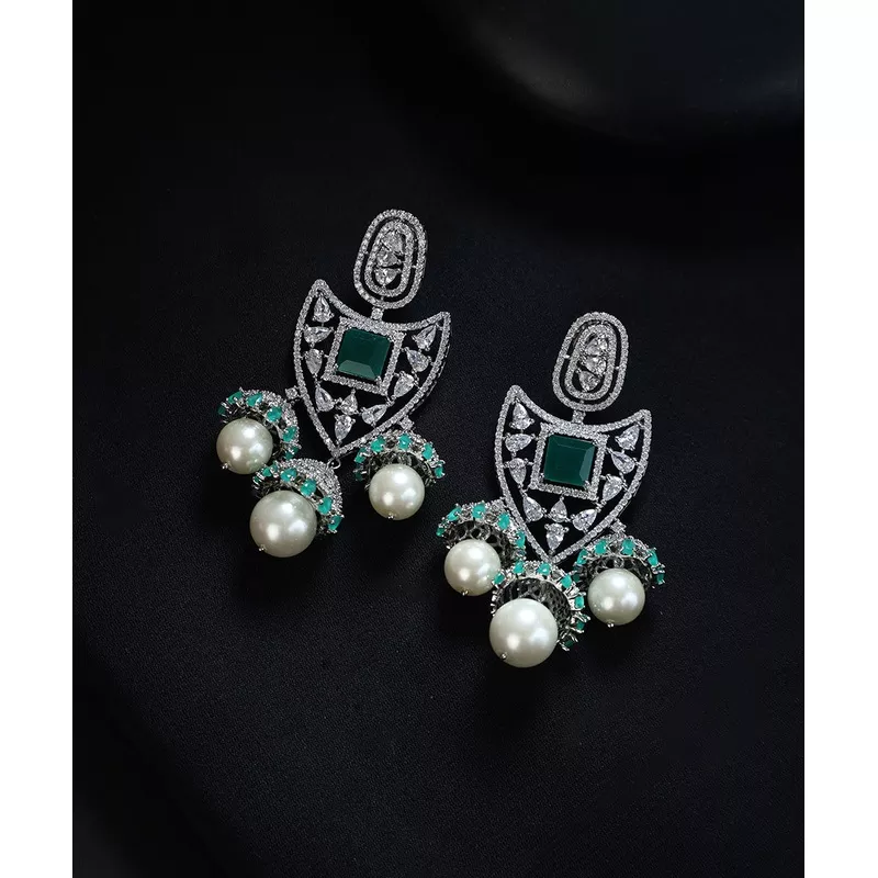 geena-handcrafted-earrings-with-semi-precious-stones Geena Handcrafted Earrings With Semi Precious Stones