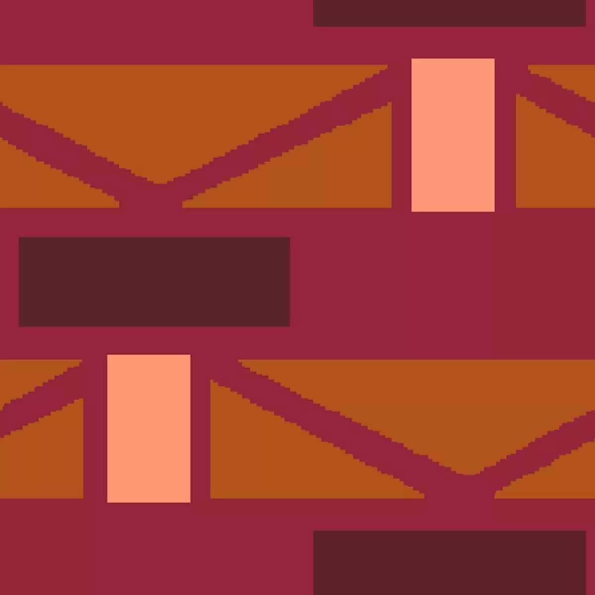 geo-carolina-on-rust-river-fabric Geo Carolina on Rust River Fabric