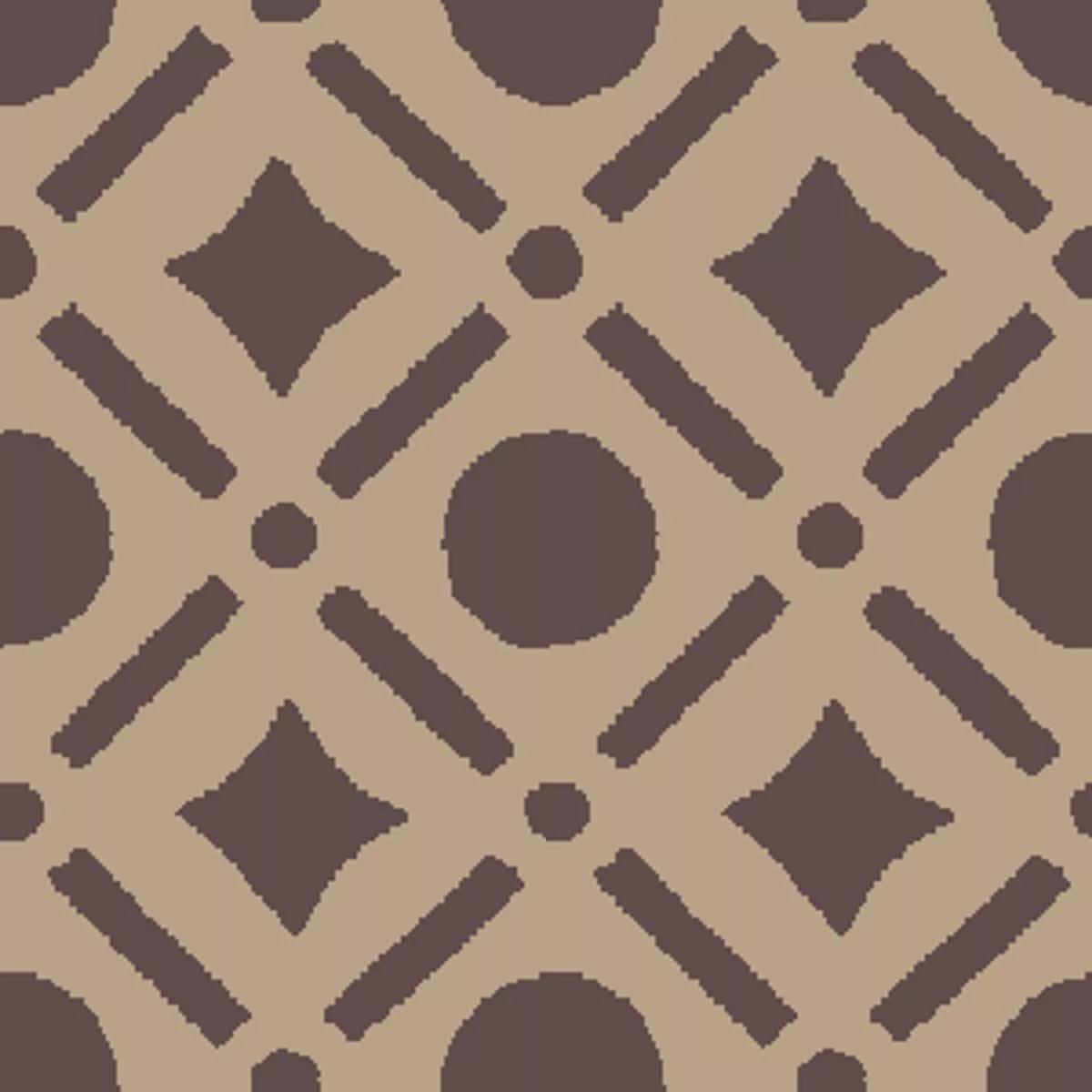 geo-duskendale-on-brown-fabric Geo Duskendale on Brown Fabric