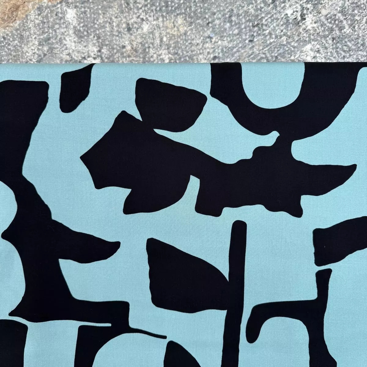 geometric-light-bluerosella-viscose-stretch-fabric-16m Geometric Light BlueRosella Viscose Stretch Fabric – 16m