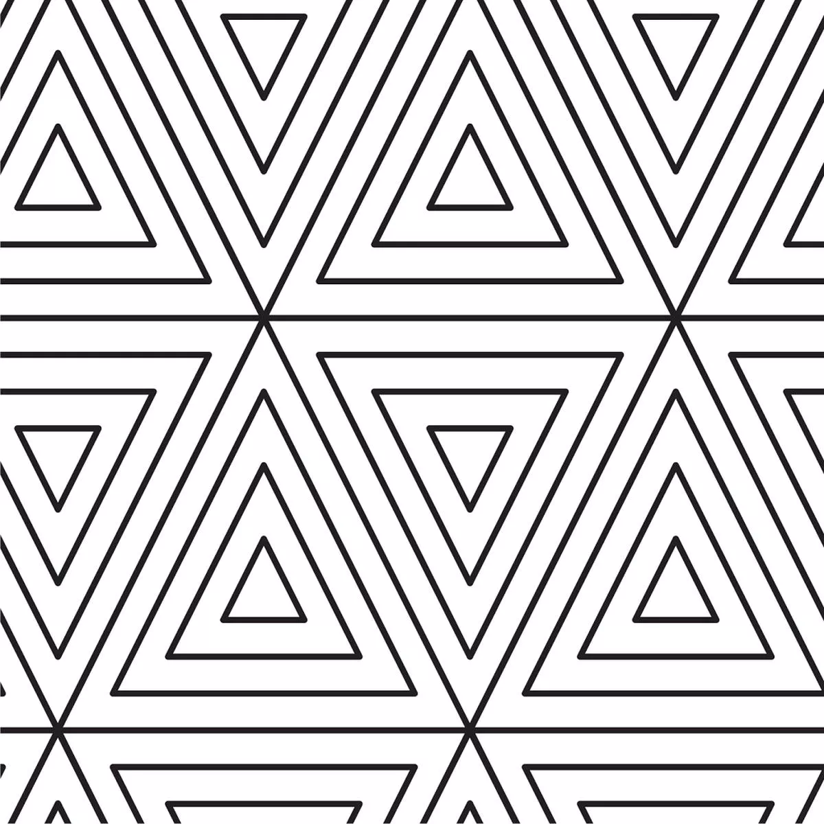 geometric-triangles-fabric-blackwhite Geometric Triangles Fabric – BlackWhite