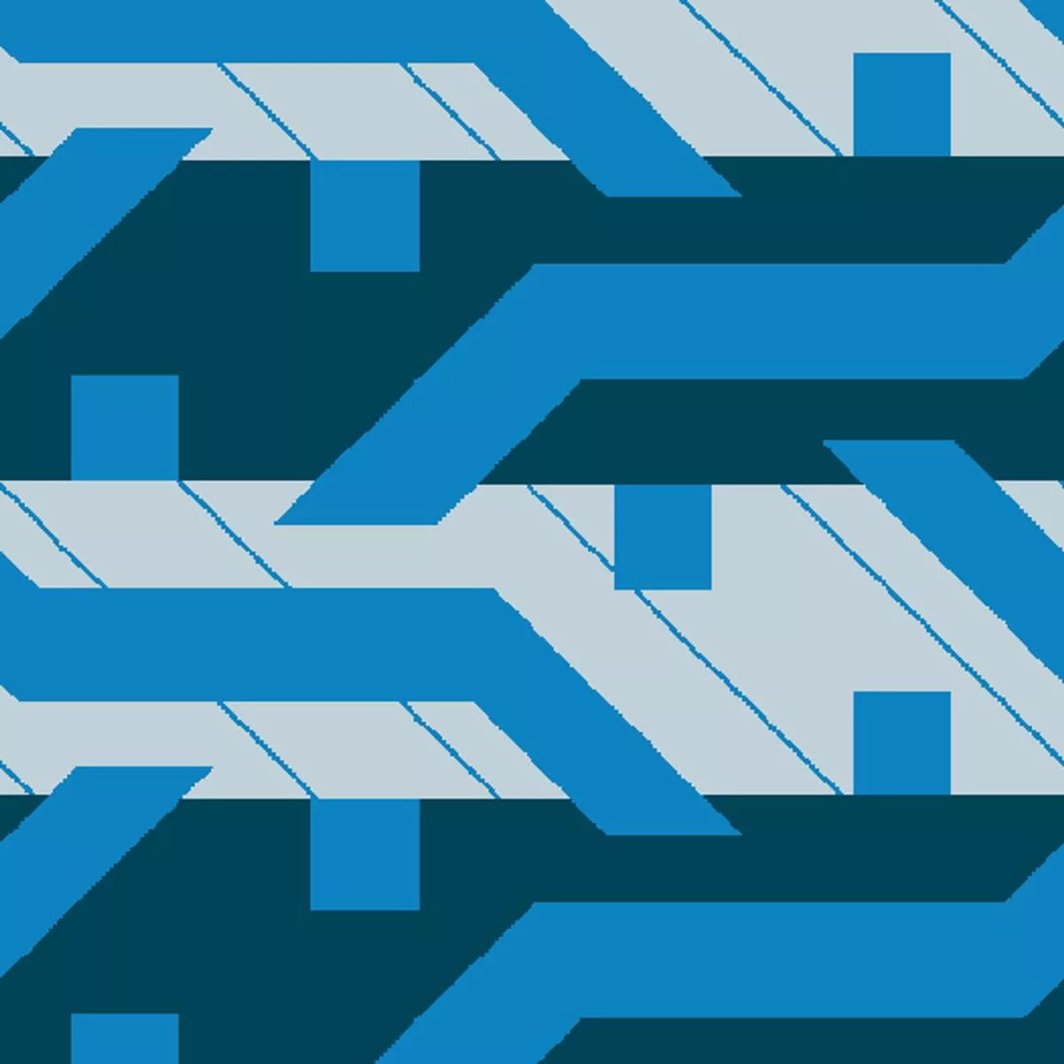 Geometric Weave on Pavone Fabric