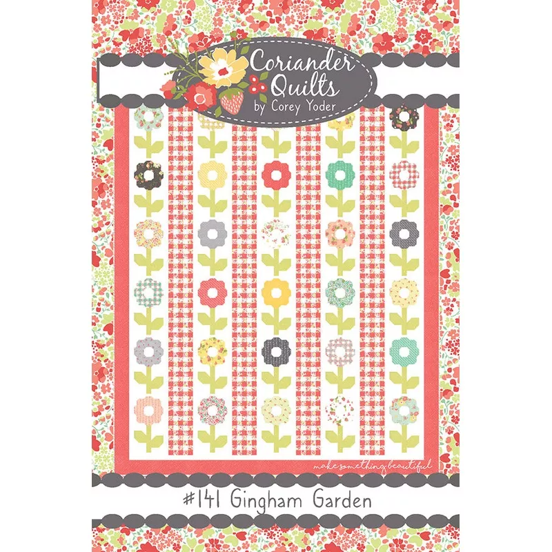 gingham-garden-quilt-pattern-by-corey-yoder-coriander-quilts Gingham Garden Quilt Pattern by Corey Yoder of Coriander Quilts