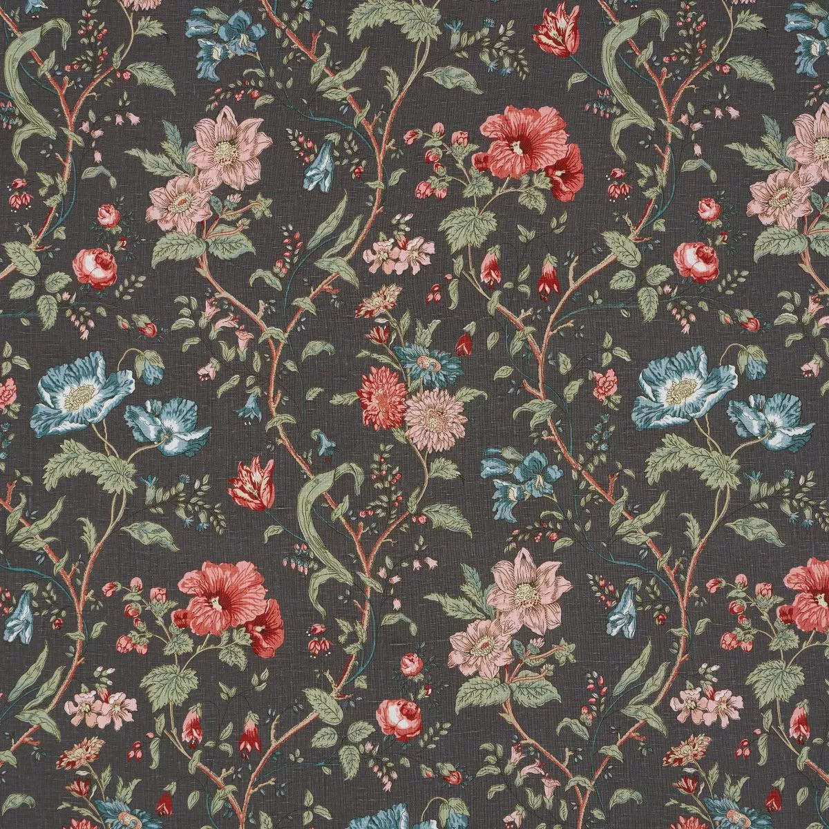 giselle-floral-noir-fabric Giselle Floral Noir Fabric