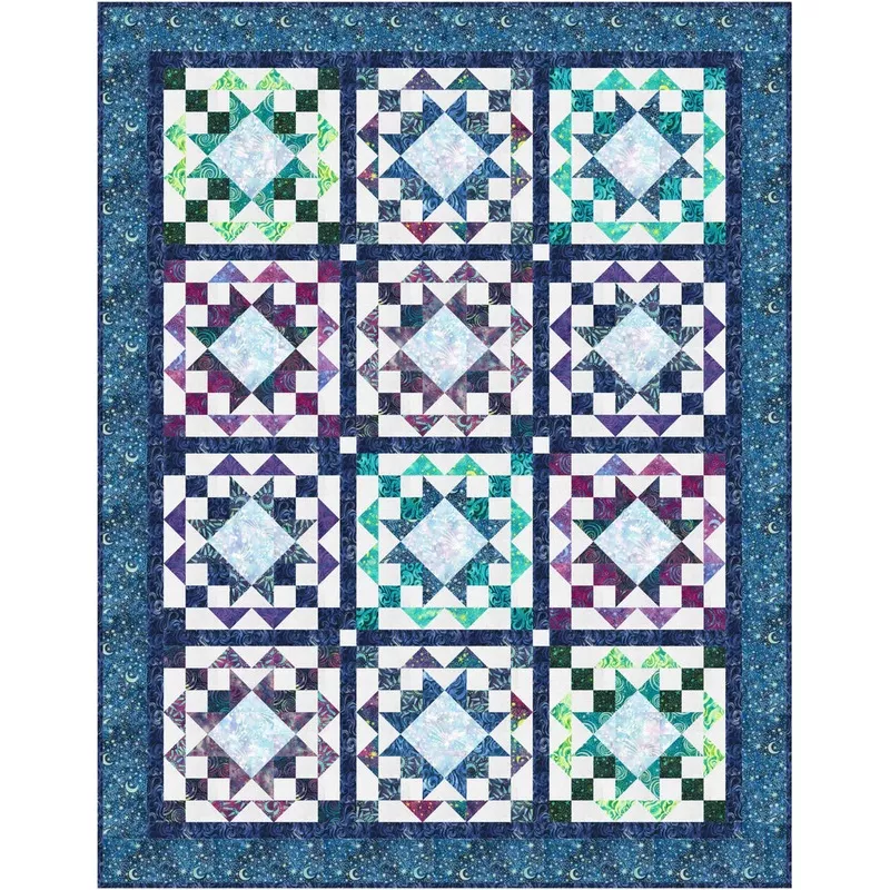 Glowing Under Quilt Pattern by Bound To Be Quilting