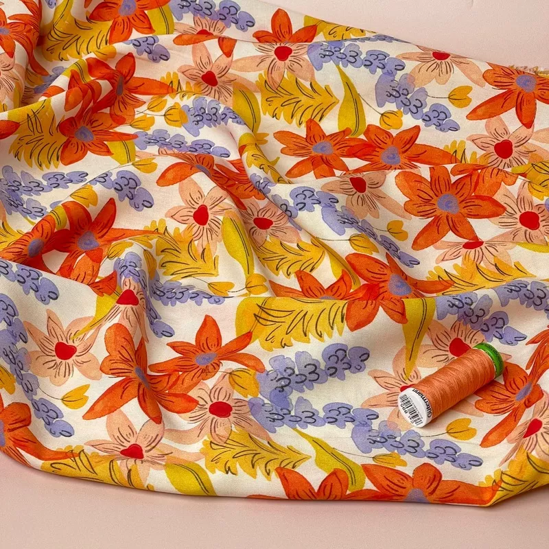 golden-meadow-viscose-fabric Golden Meadow Viscose Fabric