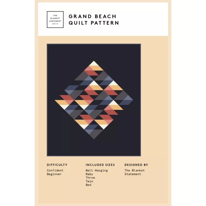 grand-beach-quilt-paper-pattern Grand Beach Quilt | Paper Pattern