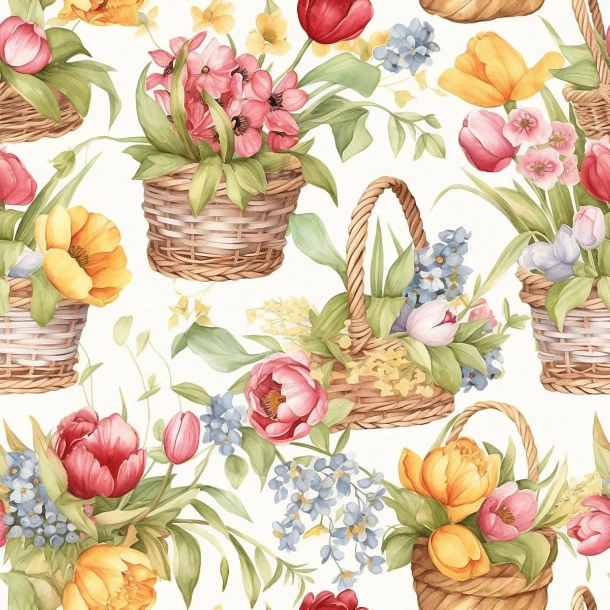 Grandma’s Garden Pattern #8 Fabric