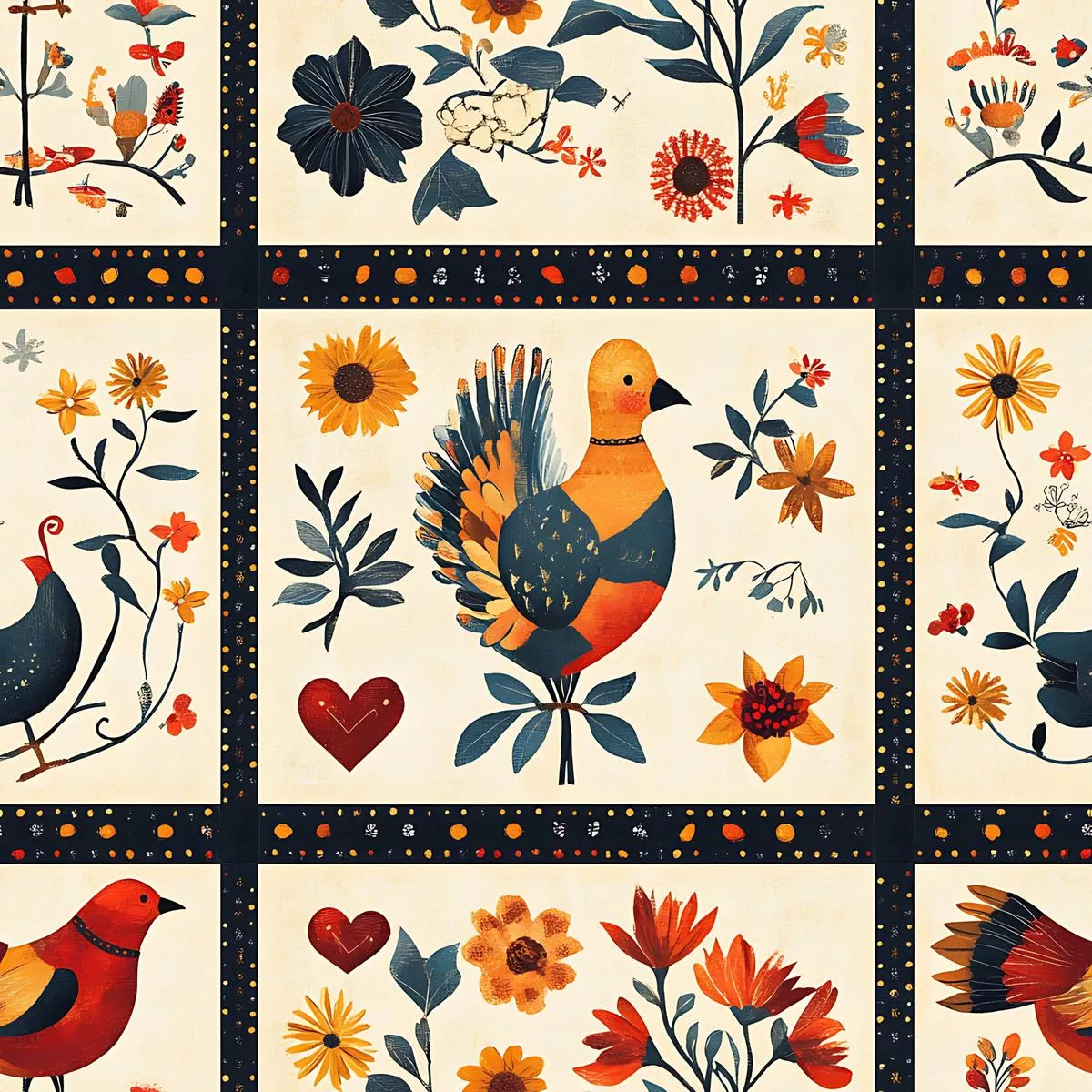 Grateful Threads Pattern 5 Quilting Cotton Fabric