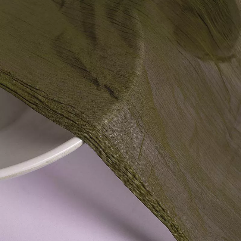Green Two Tone Poly Chiffon Mill Dyed Fabric – 8.5 kg