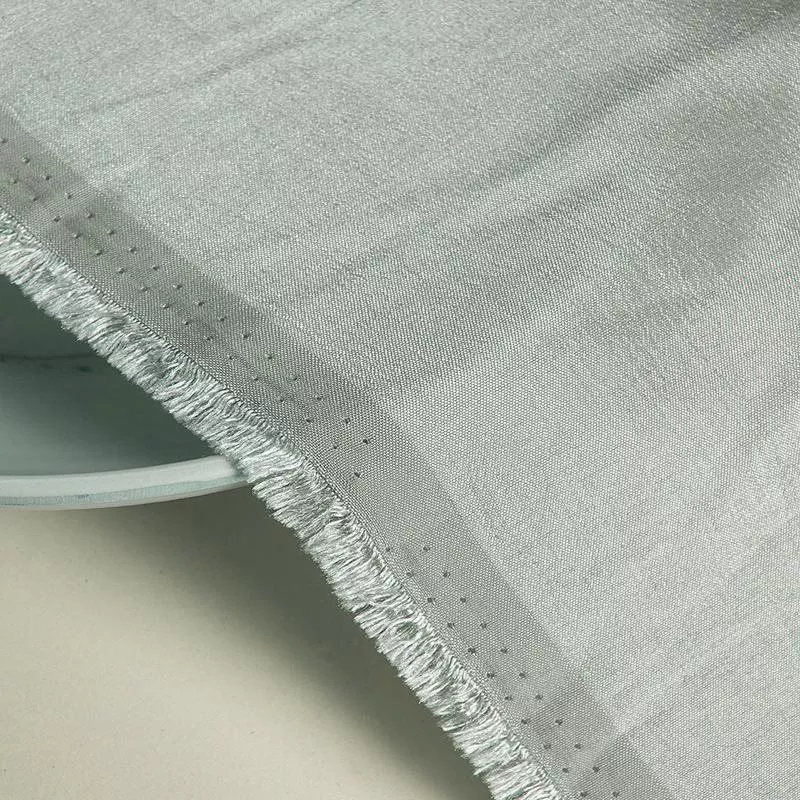 Grey Poly Silk Mill Dyed Fabric – 10 kg