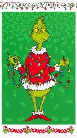 Grinch Panel Holiday DrADE20994223