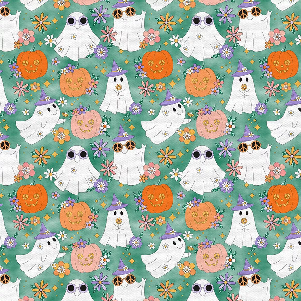 groovy-ghouls-organic-double-gauze Groovy Ghouls – Organic Double Gauze
