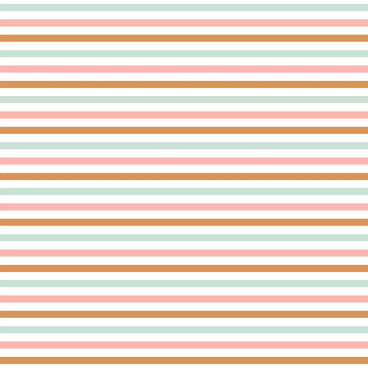 Groovy Smiley Stripes Fabric