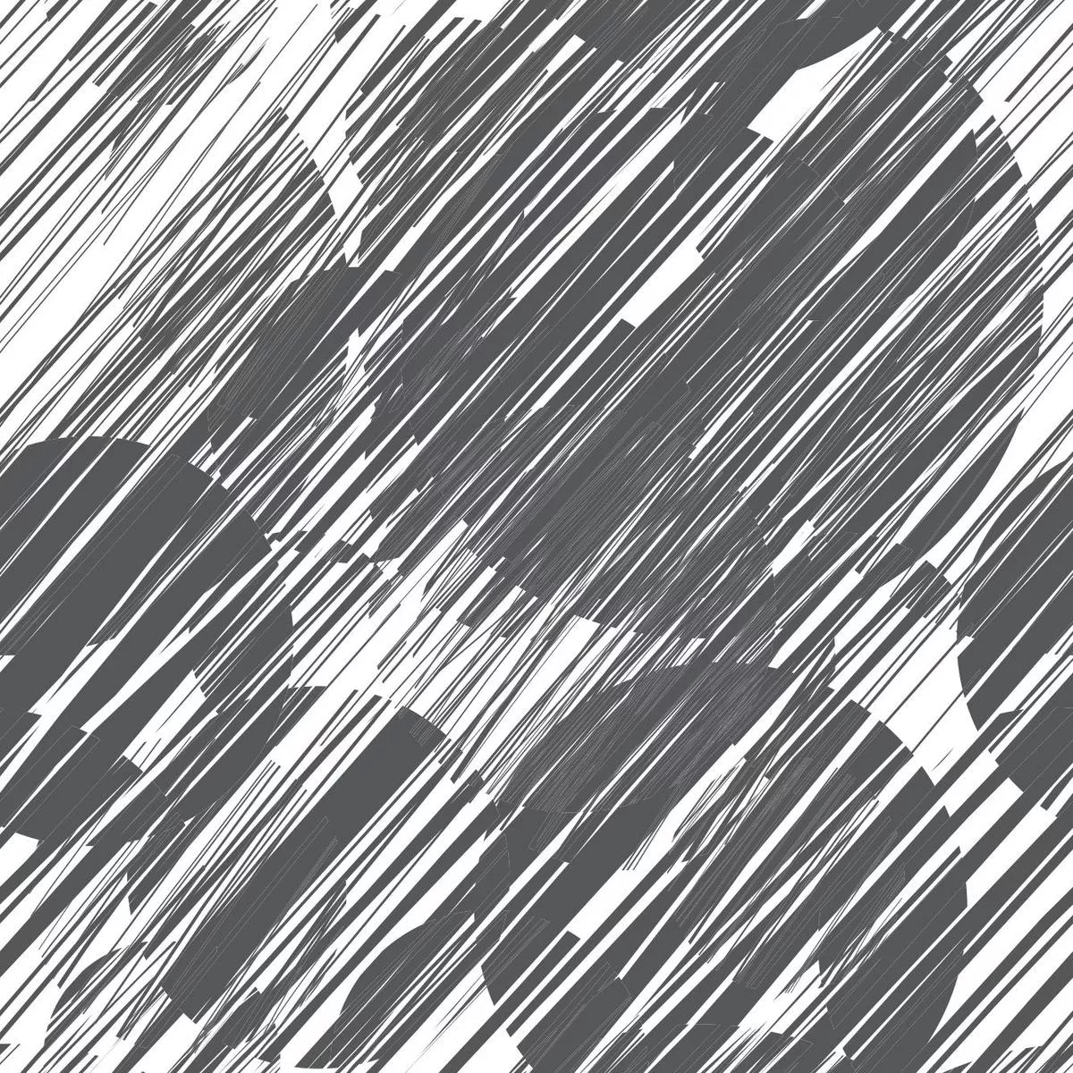 Grunge Circles Fabric – Steel Gray