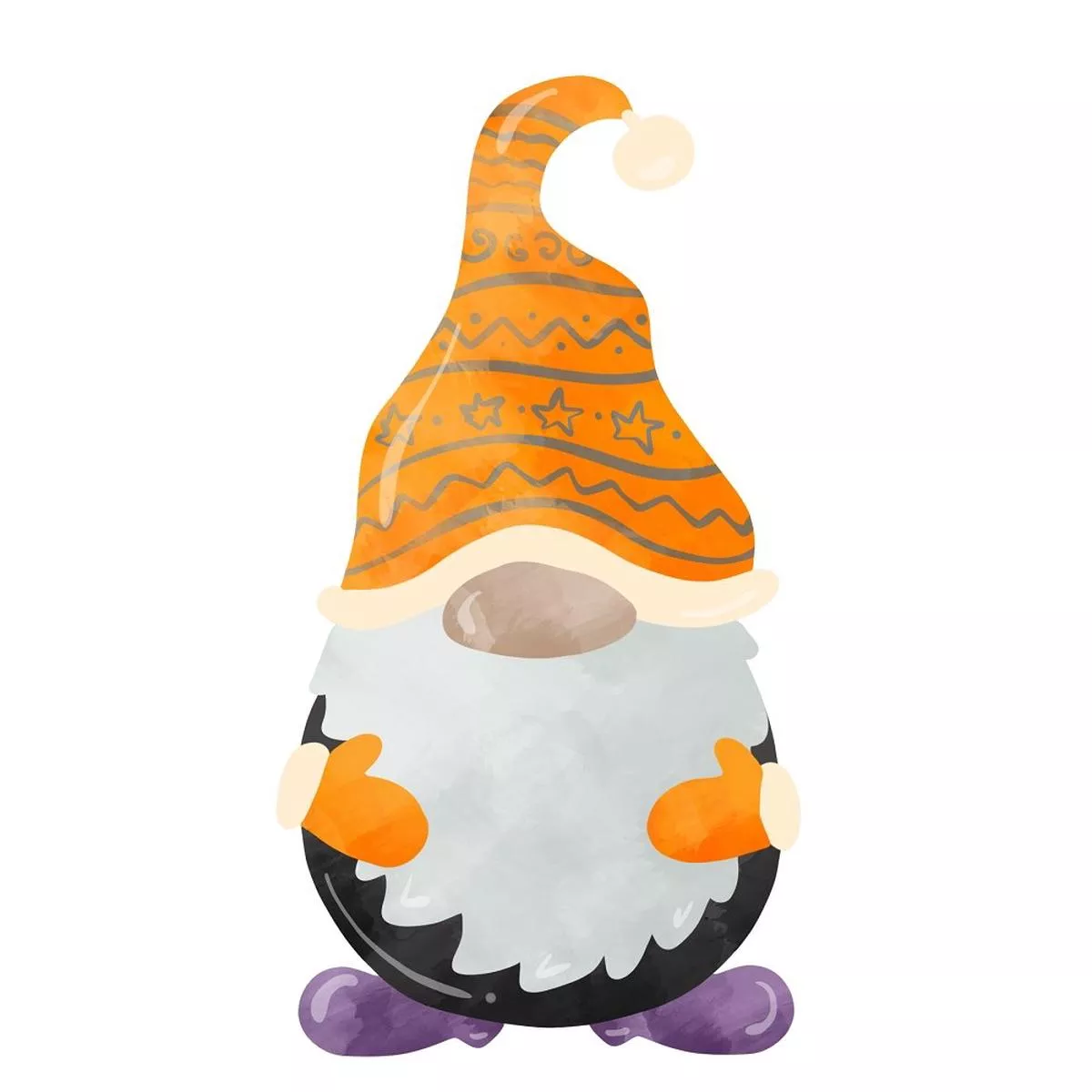 halloween-gnomes-1-fabric-panel Halloween Gnomes #1 Fabric Panel