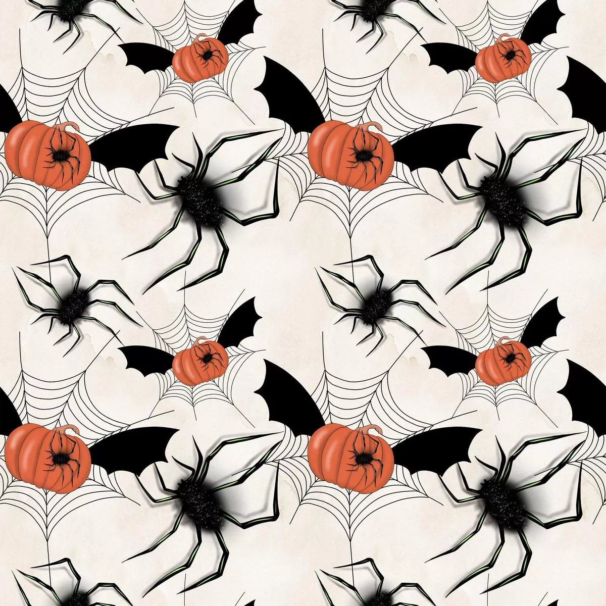 halloween-please-flying-pumpkins-fabric Halloween Please! Flying Pumpkins Fabric