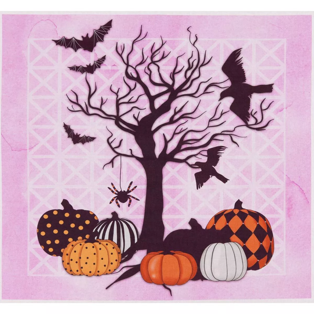 halloween-please-scene-1-fabric-panel Halloween Please! Scene #1 Fabric Panel