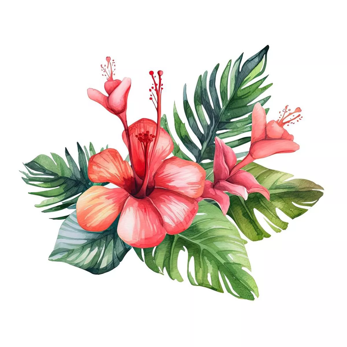 hand-drawn-sloths-flower-2-fabric-panel Hand Drawn Sloths Flower #2 Fabric Panel