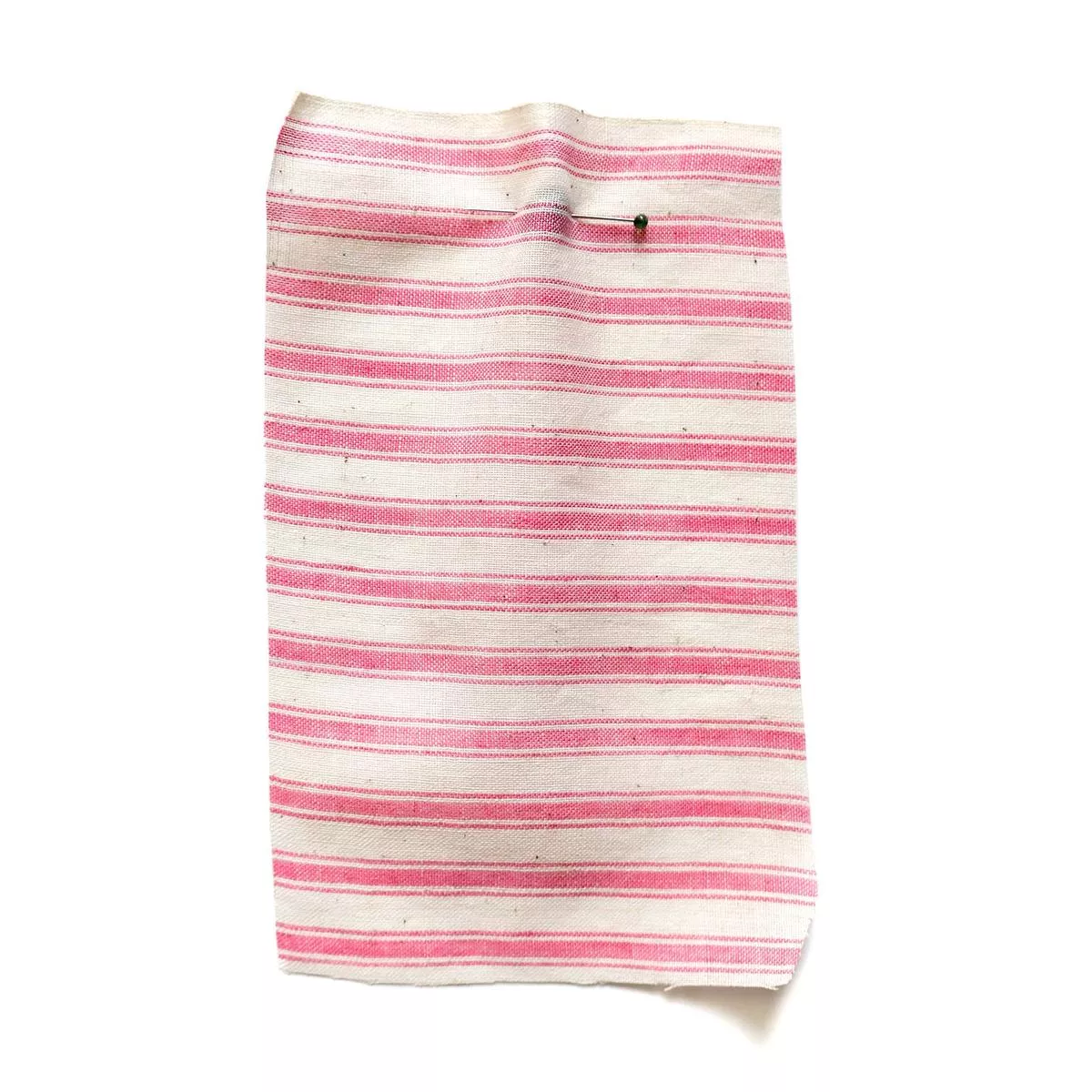Handloom Ticking Stripe Pink
