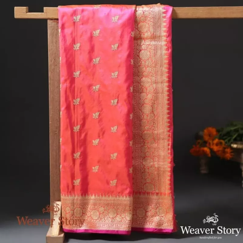 handwoven-light-pink-kadhwa-booti-dupatta Handwoven Light Pink Kadhwa Booti Dupatta