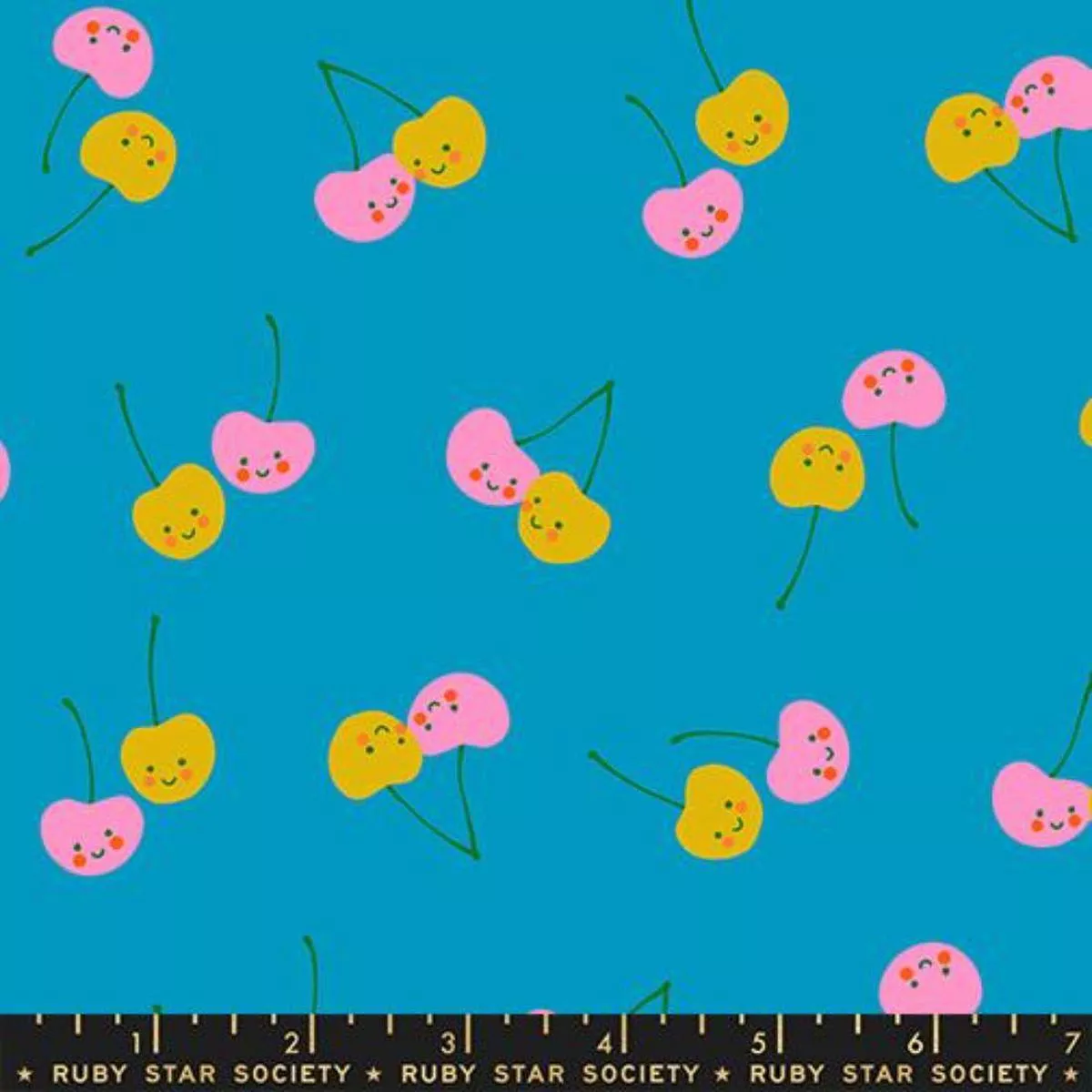 happy-cherries-bright-blue-by-ruby-star-society Happy Cherries Bright Blue by Ruby Star Society