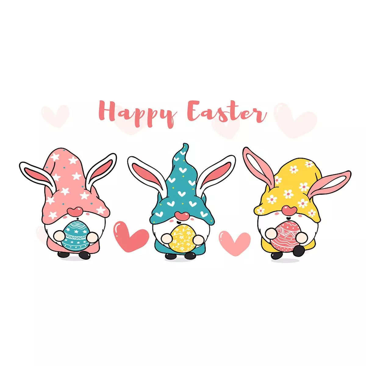 happy-easter-gnomes-fabric-panel-variation-2 Happy Easter Gnomes Fabric Panel Variation 2