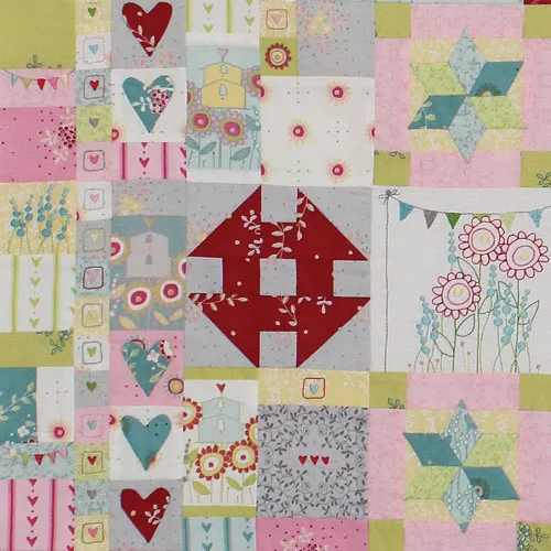 Hearts & Happy Flowers – Block 4