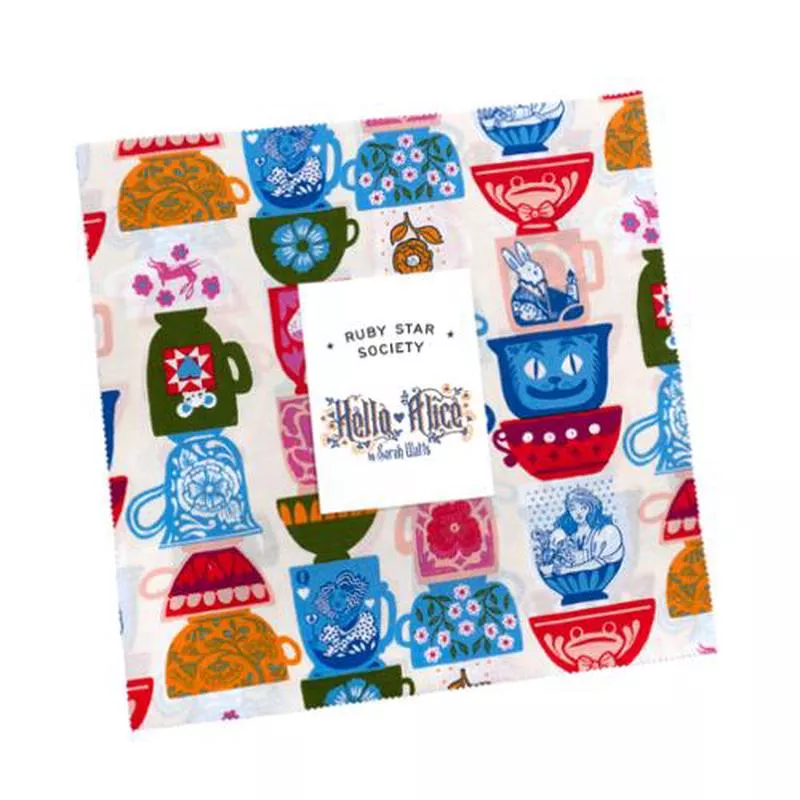 Hello Alice by Sarah Watts Cotton Fabric Layer Cake
