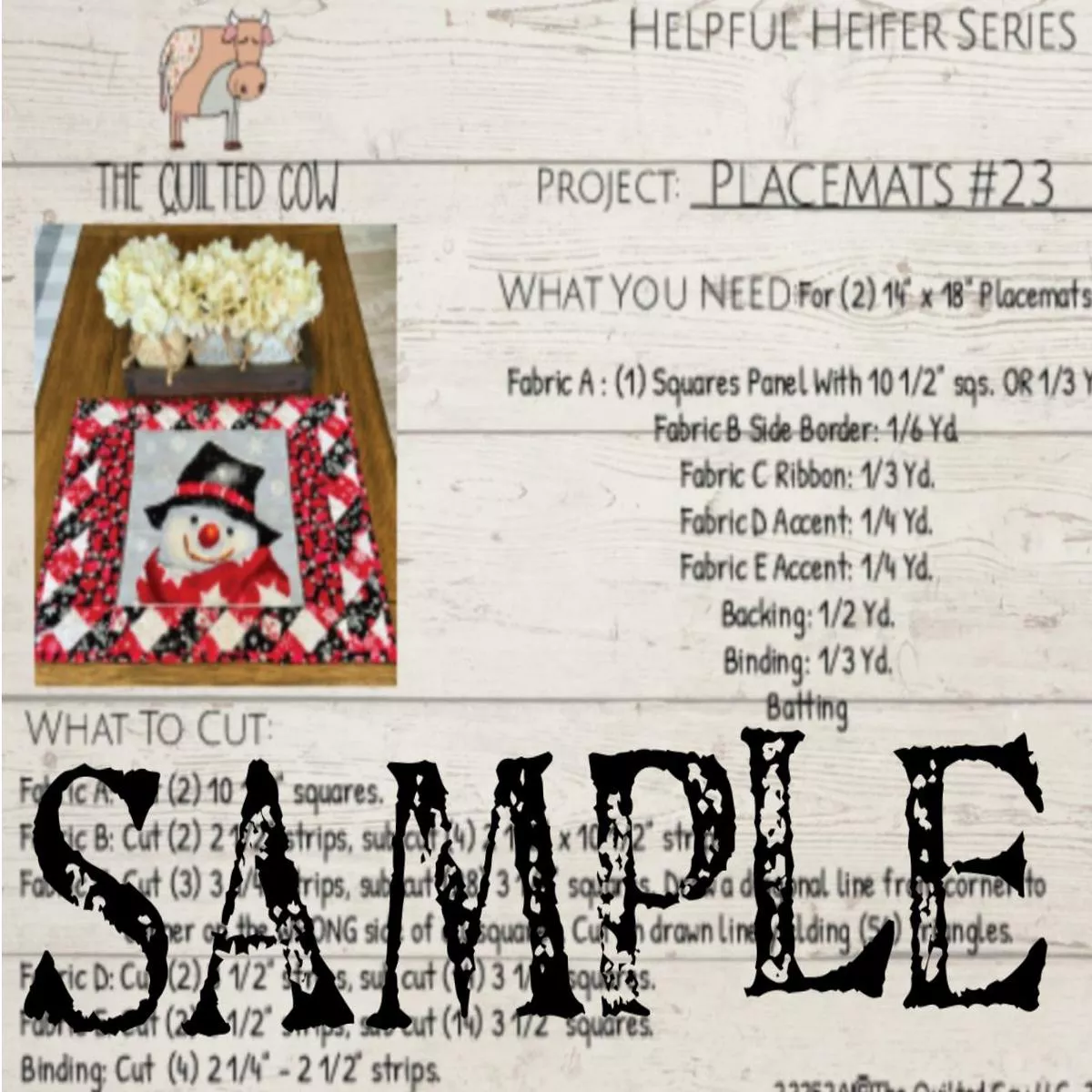 helpful-heifer-placemats-23 Helpful Heifer Placemats #23
