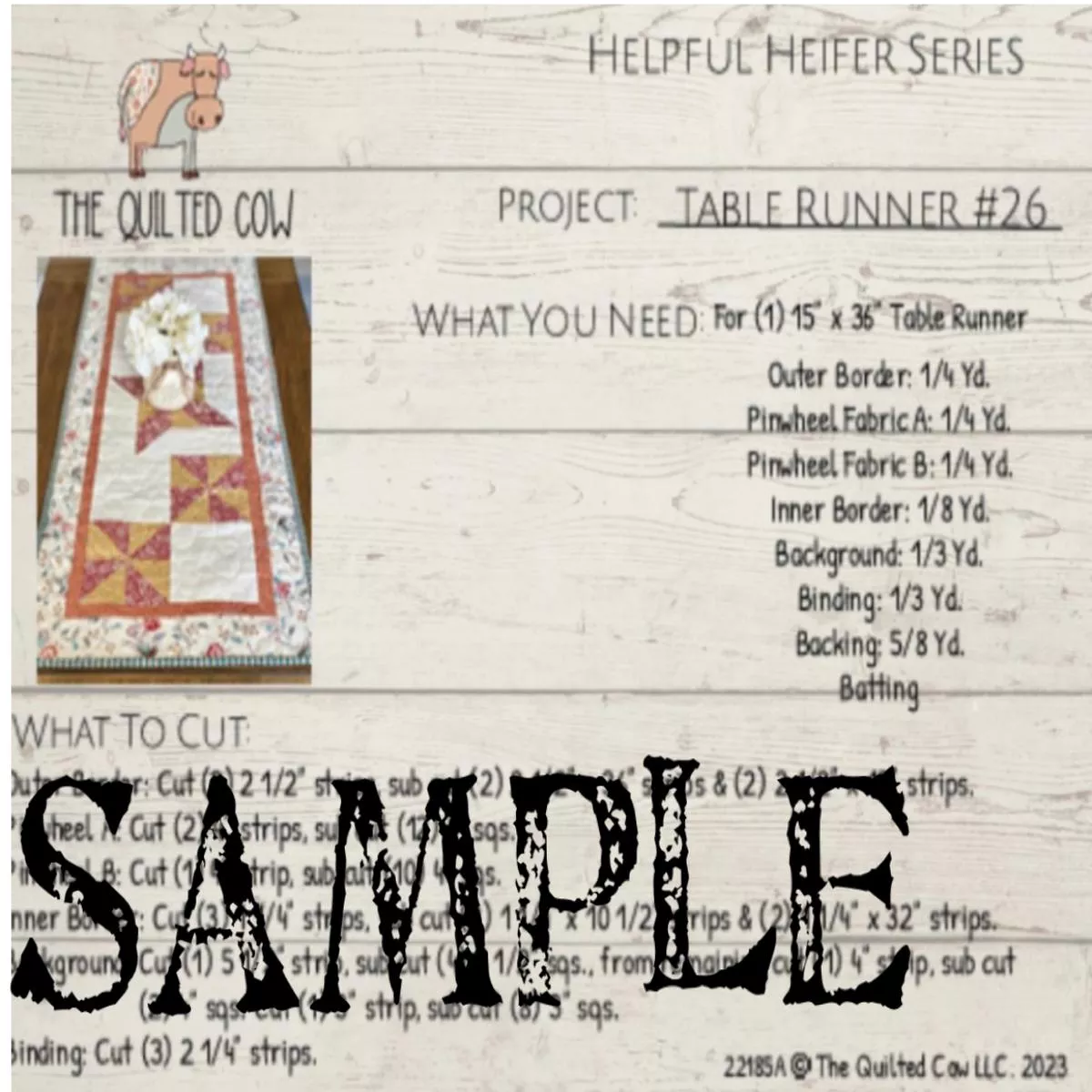 helpful-heifer-table-runner-26 Helpful Heifer Table Runner #26
