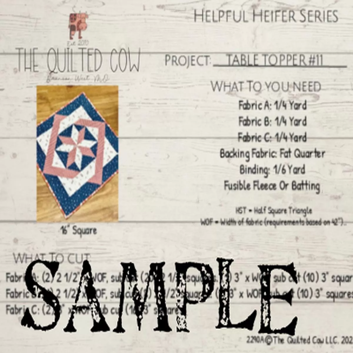 helpful-heifer-table-topper-11 Helpful Heifer Table Topper #11