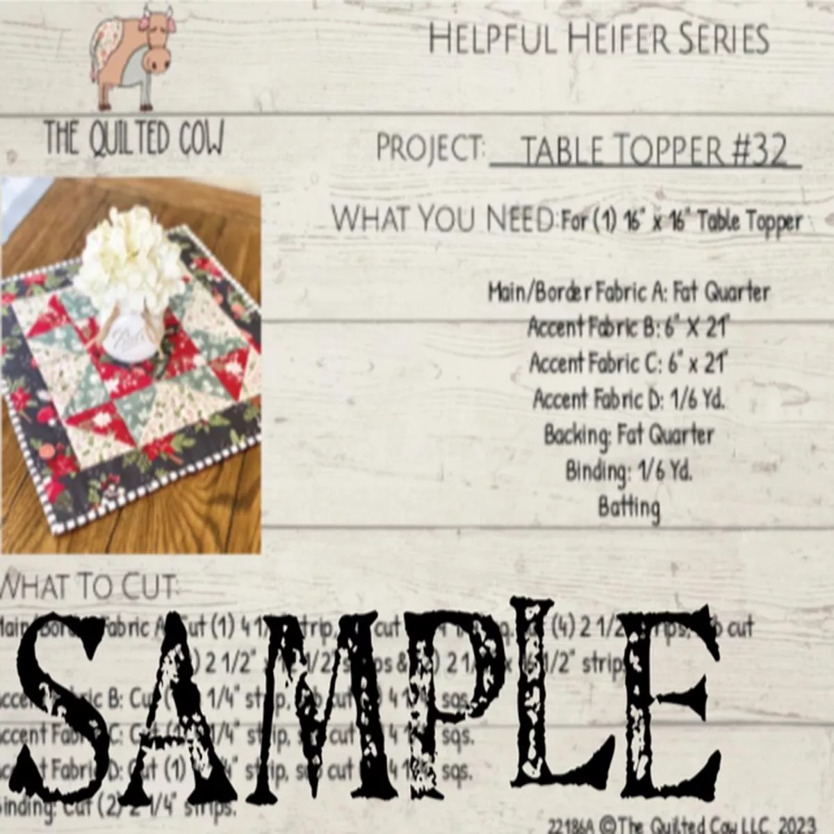 helpful-heifer-table-topper-32 Helpful Heifer Table Topper #32