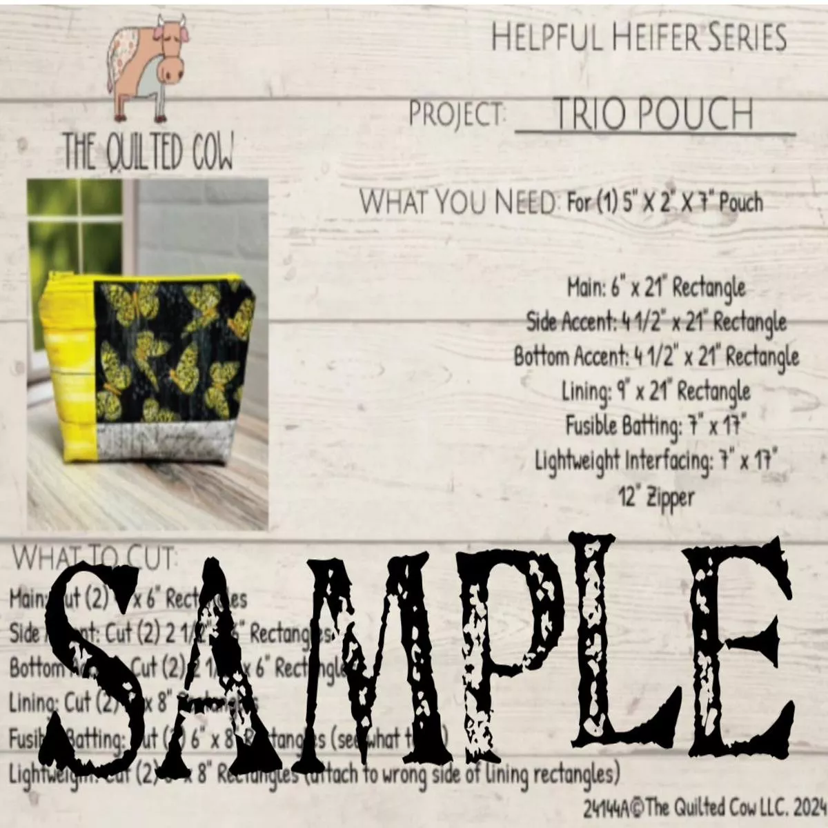 Helpful Heifer Trio Pouch