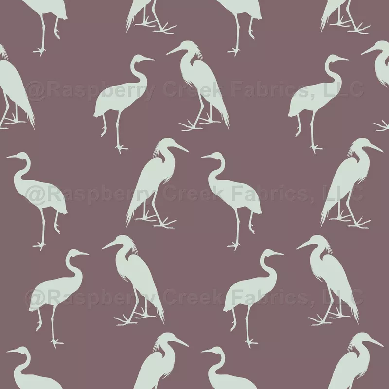 Heron Pattern, Bird Pattern, Egret, Crane, Nature, Brown