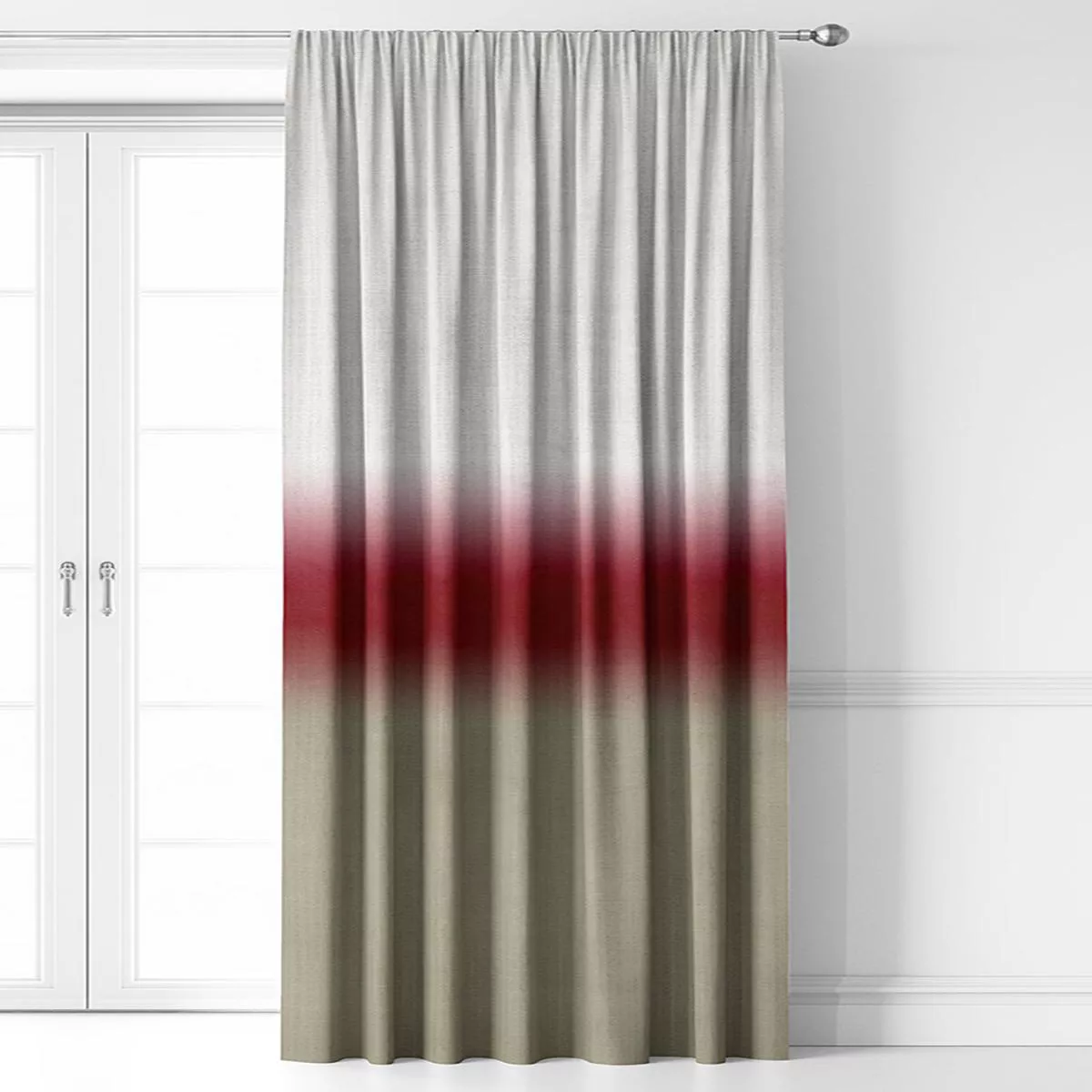 hipster-smokefabric-by-metre-red-stone-grey Hipster SmokeFabric by the Metre (Red/ Stone Grey)