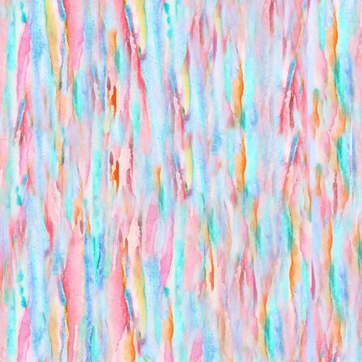 Hoffman Fabrics – Fiore – Abstract Watercolor – Blue/Pink Multi – Yardage