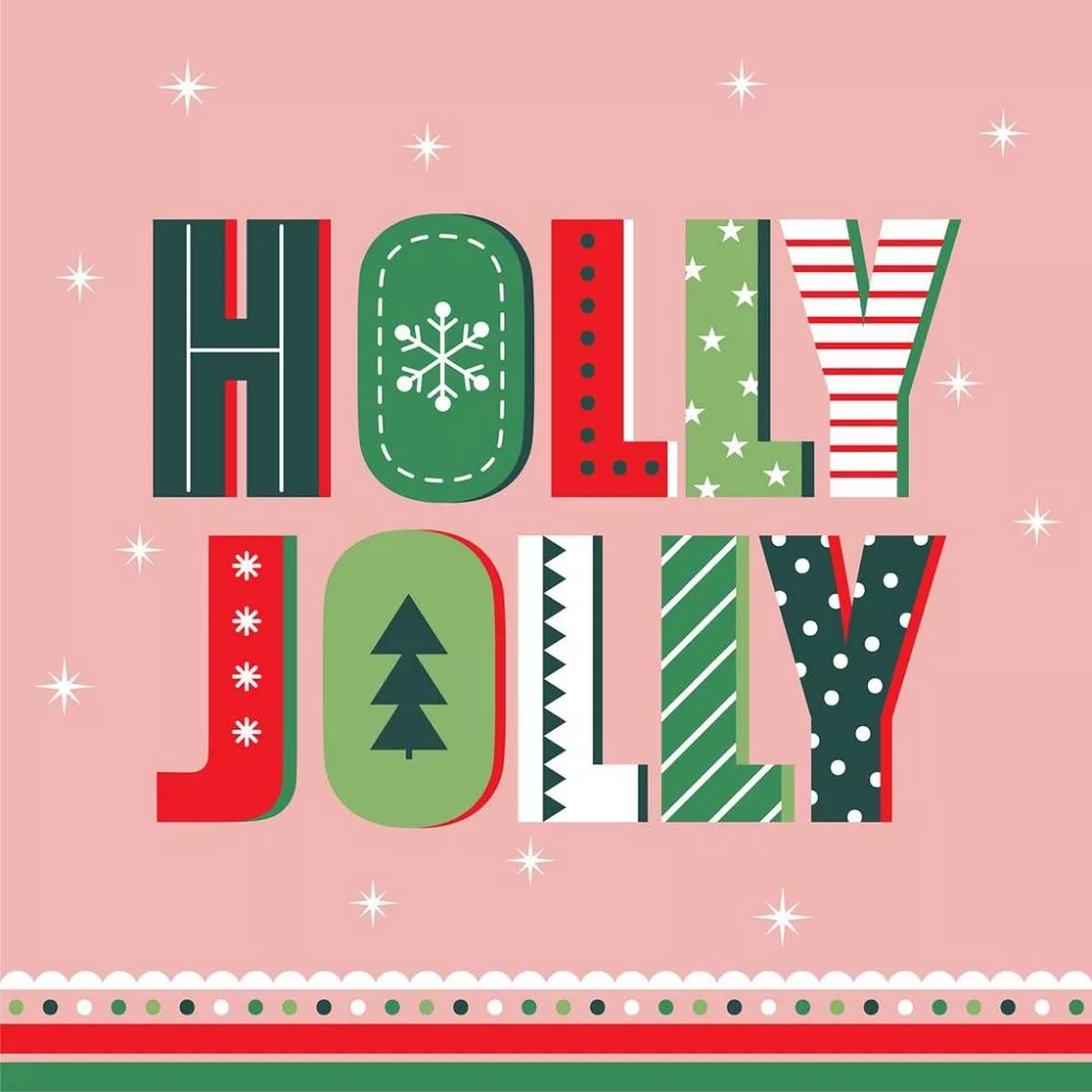 holly-jolly-christmas-fabric-panel Holly Jolly Christmas Fabric Panel