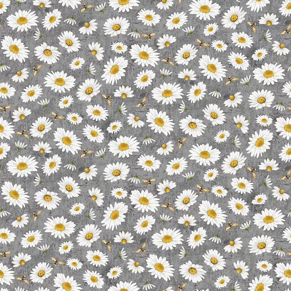 honey-bee-farm-tossed-bee-daisy-floral Honey Bee Farm-Tossed Bee and Daisy Floral