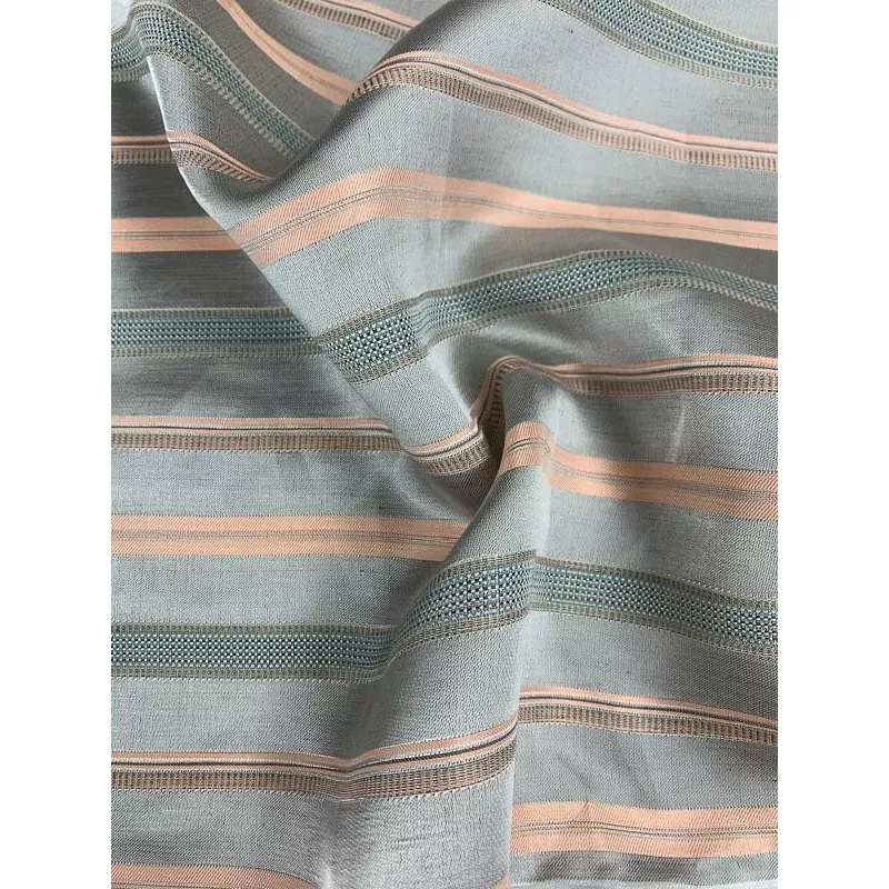 horizontal-striped-brocade-grey-salmon-light-blue Horizontal Striped Brocade – Grey / Salmon / Light Blue