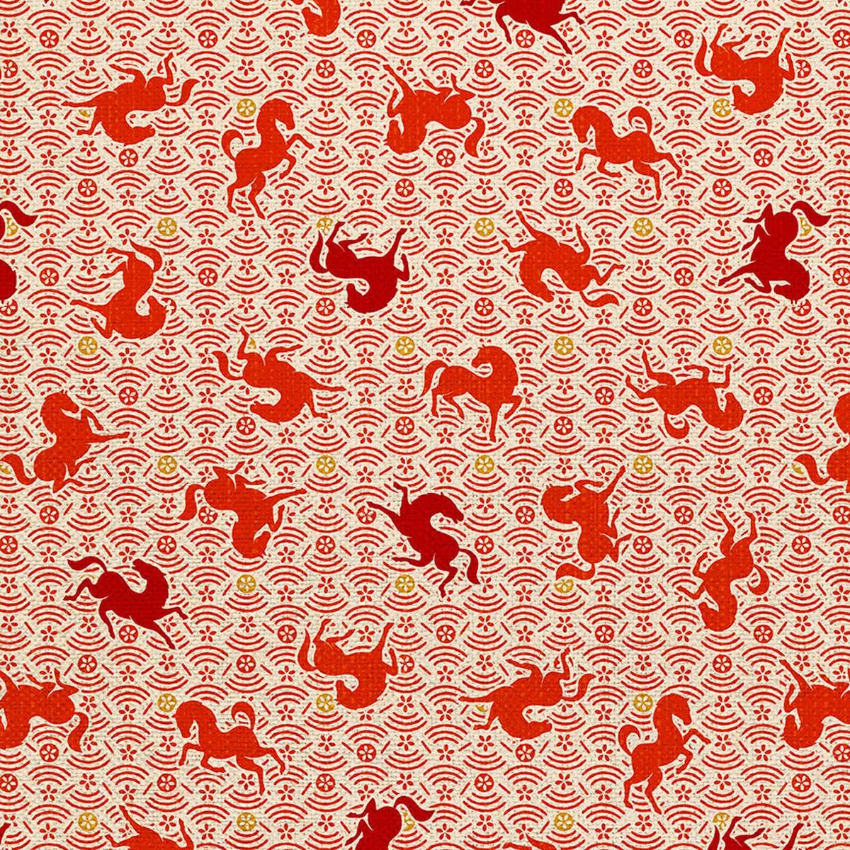horse-toss-red-on-white-canvas Horse Toss – Red on White – Canvas