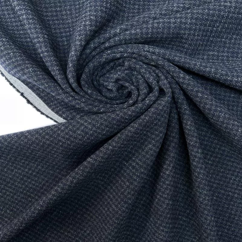 houndstooth-gray-blue-wool-tweed Houndstooth Gray Blue Wool Tweed