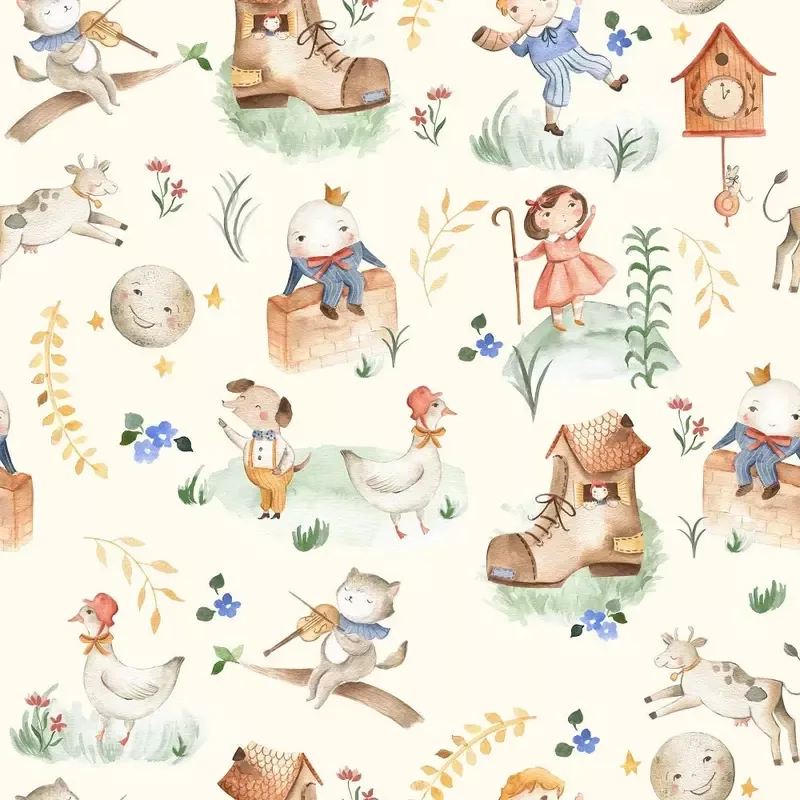 humpty-dumpty-fabric-tan Humpty Dumpty Fabric – Tan