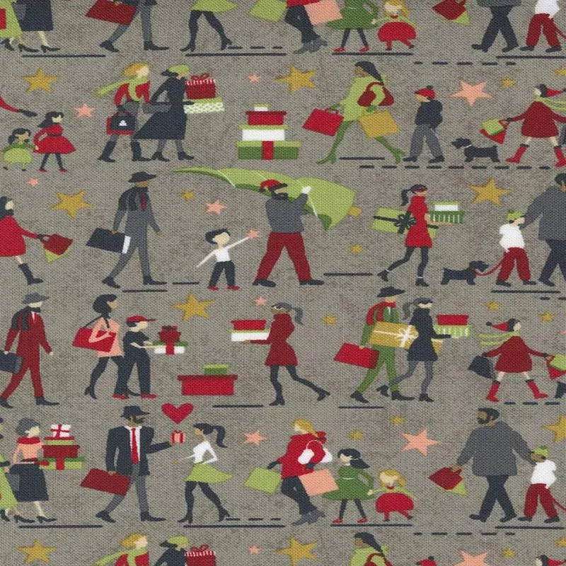 Hustle And Bustle Shopping by Basicgrey for Moda Tinsel
