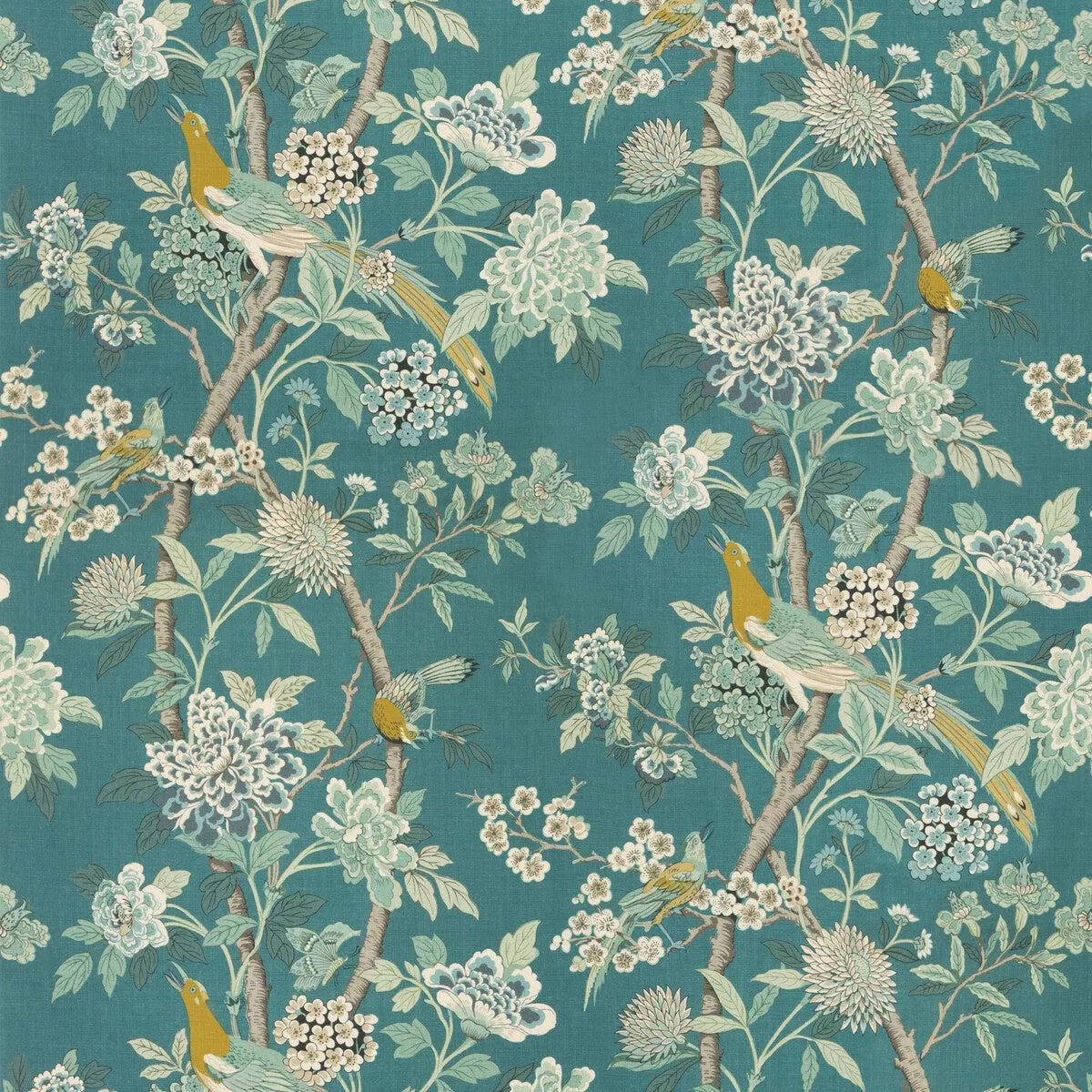 hydrangea-bird-archive-teal Hydrangea Bird (Archive)-Teal