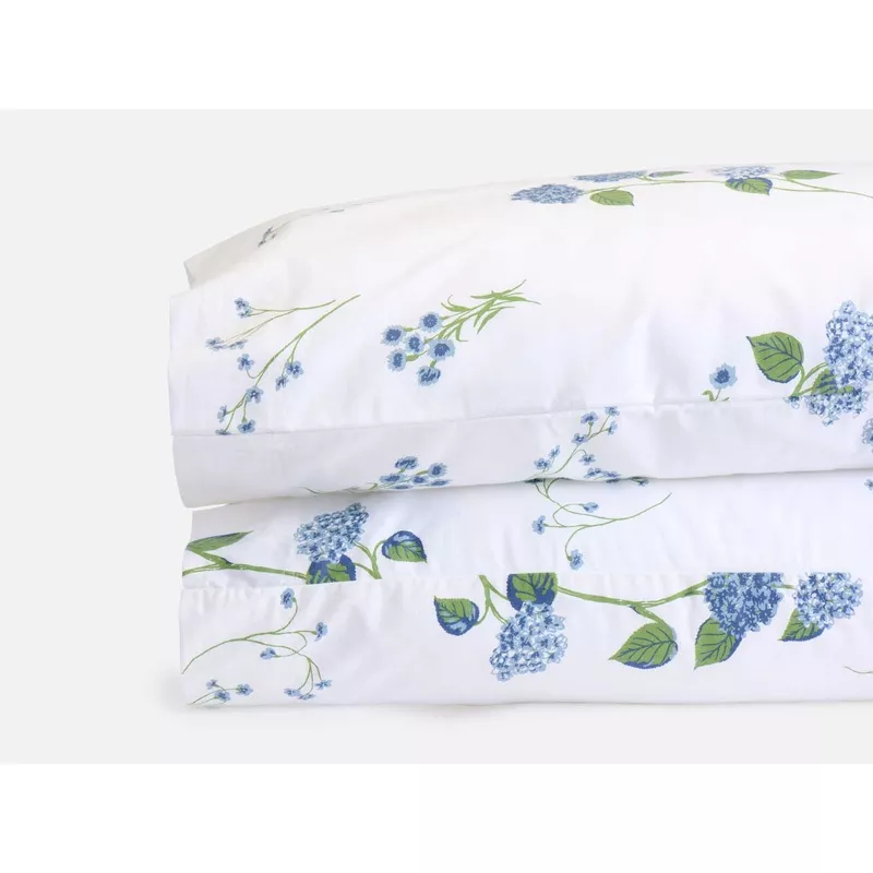 hydrangea-print-pillowcase-set-hydrangea Hydrangea Print Pillowcase Set Hydrangea