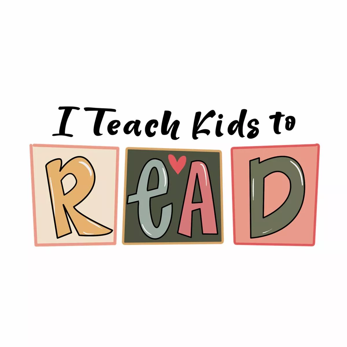i-teach-kids-to-read-fabric-panel I Teach Kids To Read Fabric Panel