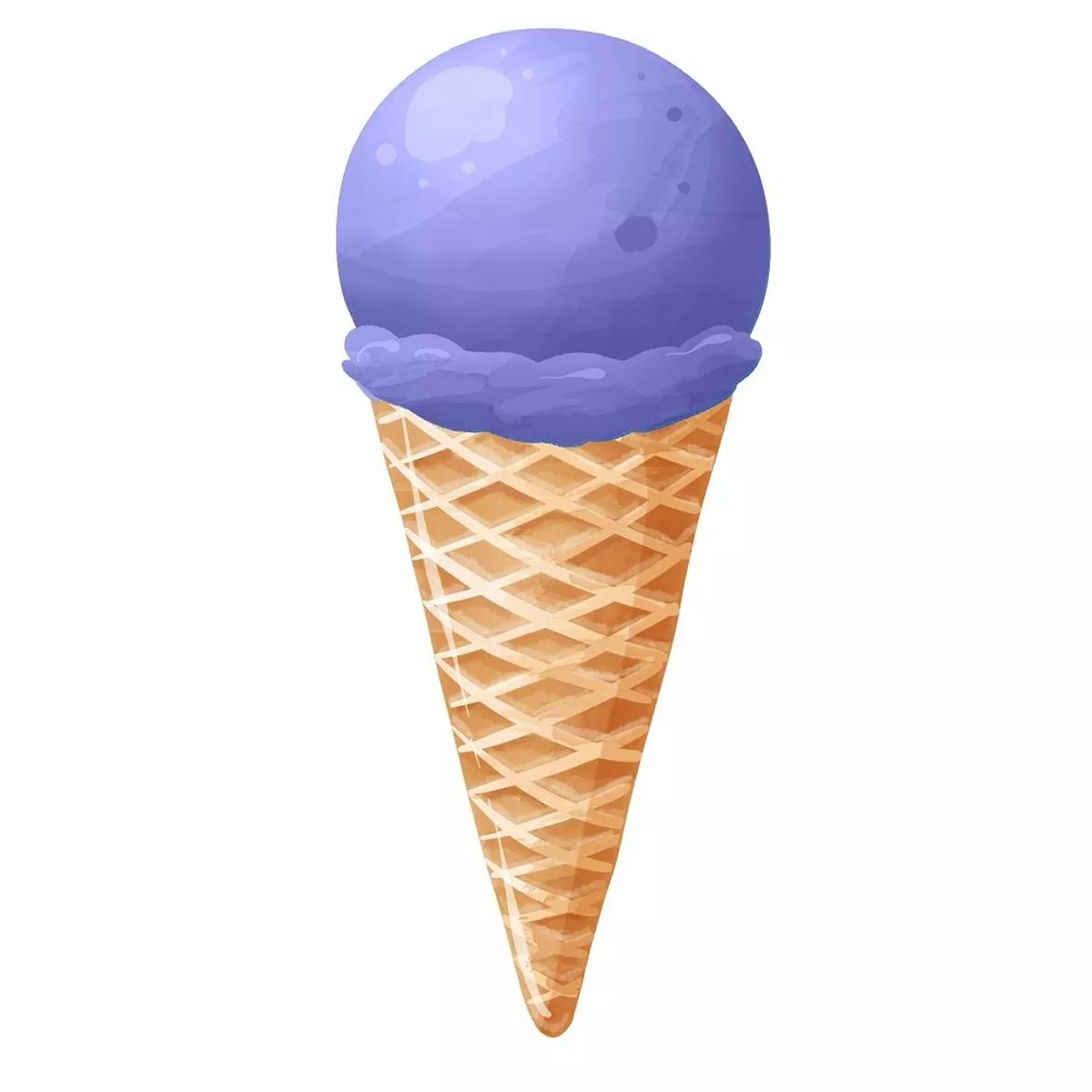 ice-cream-cone-fabric-panel-purple Ice Cream Cone Fabric Panel – Purple