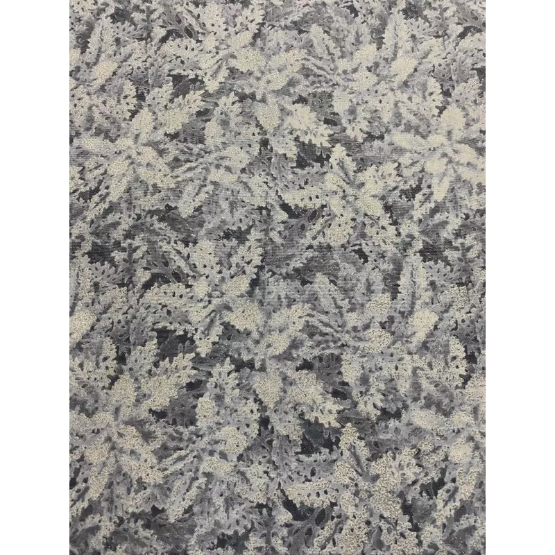 ice-leaves-on-gray-b-g-timeless-treasures-bty Ice Leaves on Gray B/G-Timeless Treasures-BTY